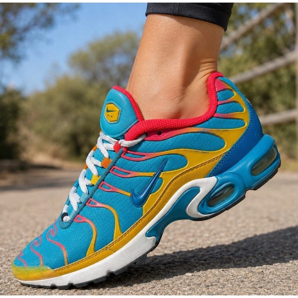 Nike Air Max Plus Tn Superman Ice Cream MultiColor Size 6.5Y Womens 8 CJ9987-600